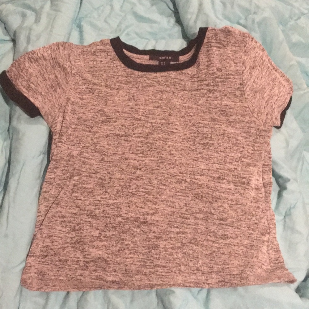 Grey crop top